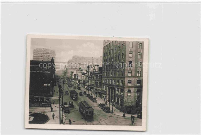 VANCOUVER BC Canada Hastings Street Looking west from Cambie Street