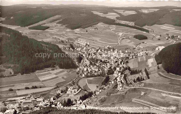 Voehrenbach Panorama Luftkurort und Wintersportplatz Schwarzwald