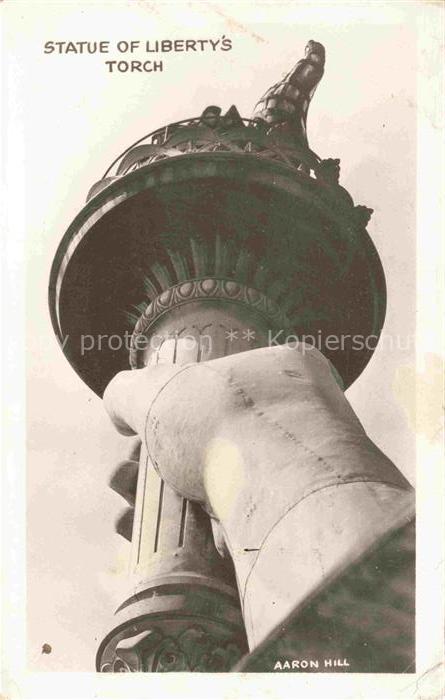 NEW YORK City USA Statue of Libertys Torch