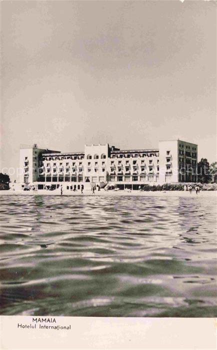 Mamaia Constanta Konstanza RO Hotelul International Ansicht vom Meer aus