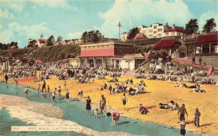 Clacton-on-Sea Colchester Essex UK West Beach