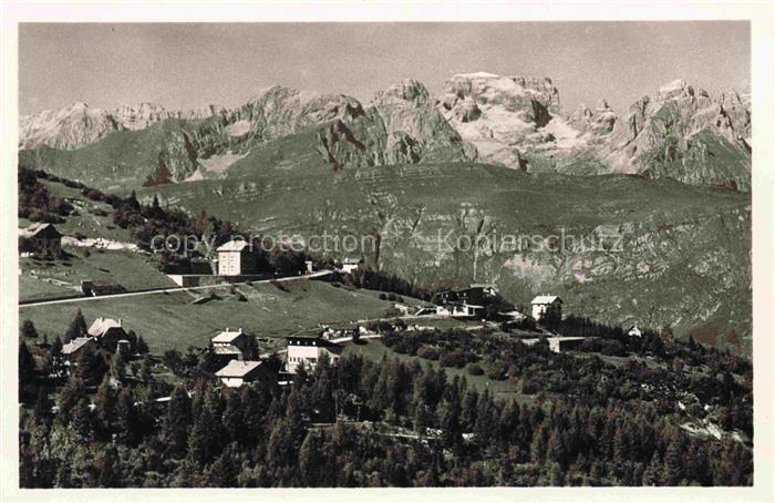 Vaneze di Bondone Trentino IT Panorama Albergo Monte Bondone col Gruppo di Brent