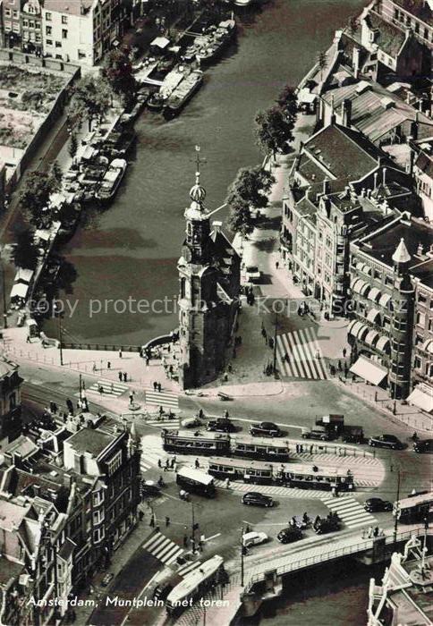 Amsterdam  NL Muntplein met toren Muenzturm