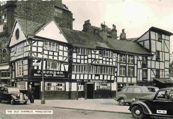 MANCHESTER  UK The Old Shambles Fachwerkhaeuser