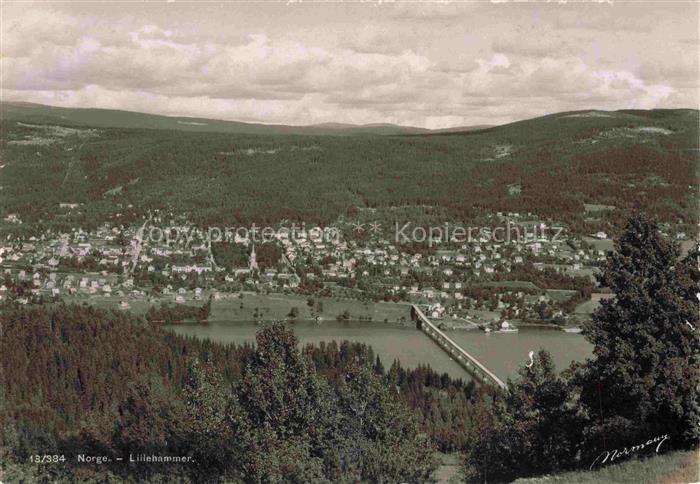 Lillehammer Norge Panorama