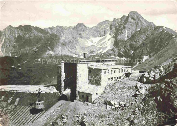 Tatry Vysoke Wysokie SK Stacja kolejki linou e z widok na Swinice Bergbahn Panor