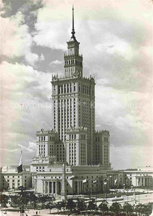 WARSZAWA Warschau PL Palac Kultury i Nauki