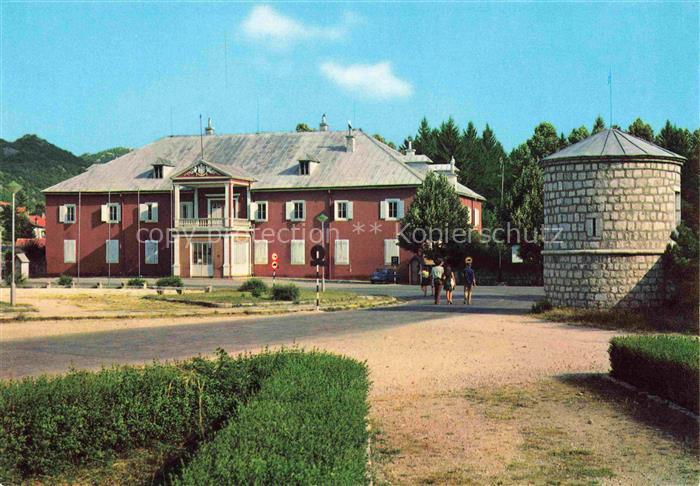 Cetinje Cetigne Montenegro Museum Palast des Koenigs Nikolaus