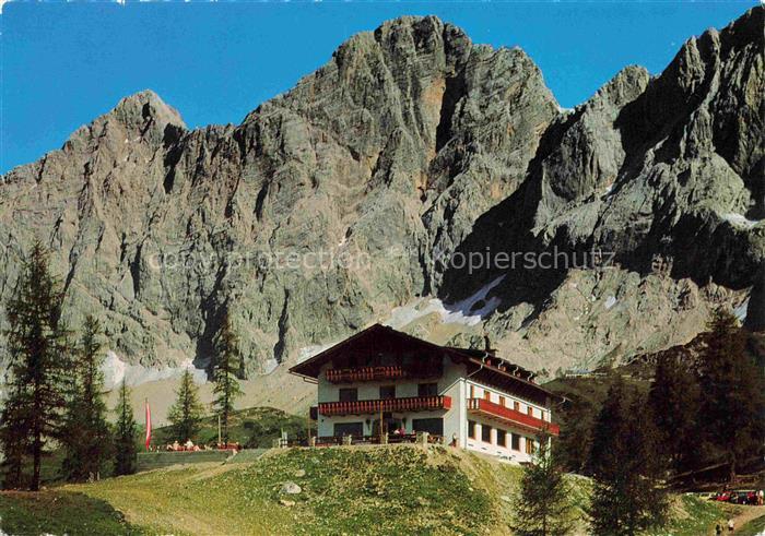 RAMSAU  Dachstein Steiermark AT Berghotel Tuerlwand am Ende der Dachsteinstrasse
