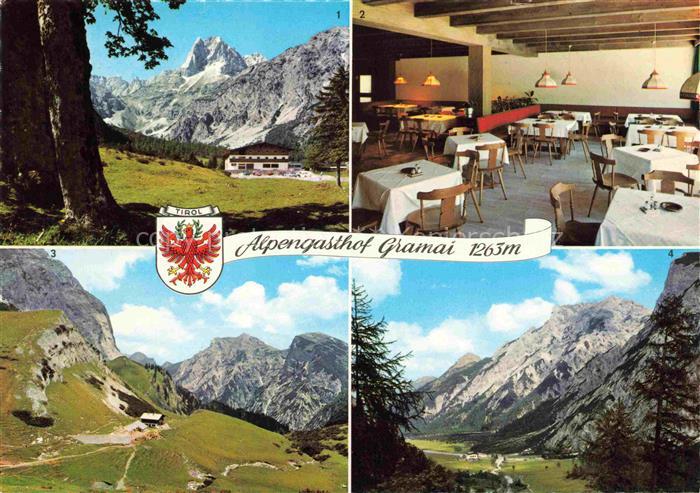 Gramai Gasthaus Gramaialm 1263m Falzthurntal Tirol AT Panorama Alpengasthof Rest