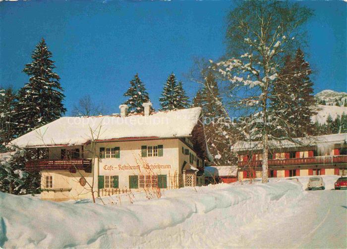 Bayrischzell Bayrisch Zell Hotel Restaurant Schoenbrunn im Winterzauber