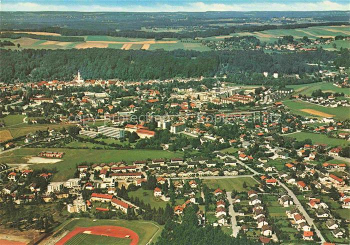 Wolfratshausen Bad Toelz Bayern Fliegeraufnahme