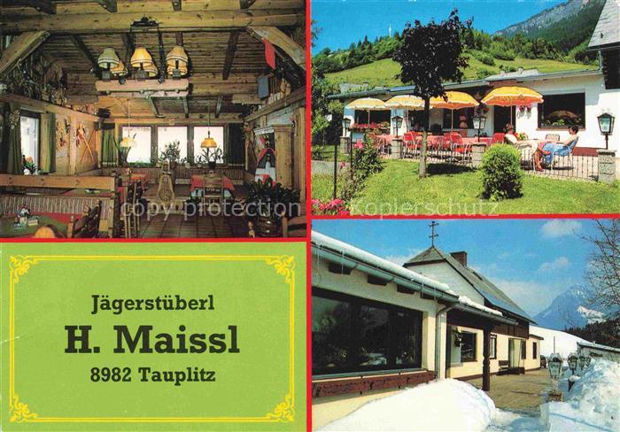 Tauplitz Liezen Steiermark AT Jaegerstueberl H. Maissl Gastraum Terrasse