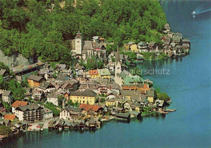 Hallstadt Hallstatt Traunviertel Oberoesterreich AT Ort am Hallstaettersee