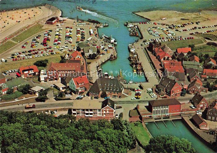 Neuharlingersiel Hafen Fliegeraufnahme