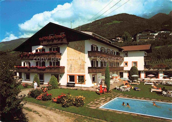 Schenna Meran Trentino IT Pension Lebenstain Swimming Pool