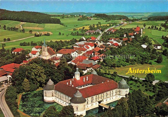 Aistersheim Innviertel Oberoesterreich AT Panorama Erholungsort Wasserschloss 16