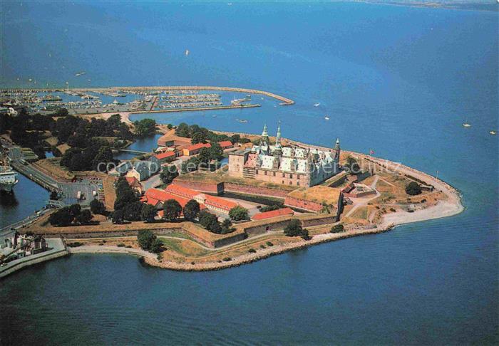 Kronborg Slot Helsingor DK Panorama Schloss