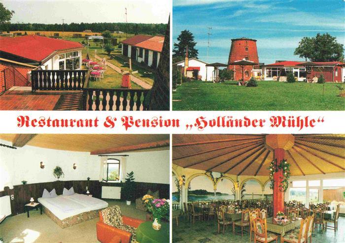 Rheinsberg Brandenburg Restaurant Pension Hollaender Muehle Gastraum