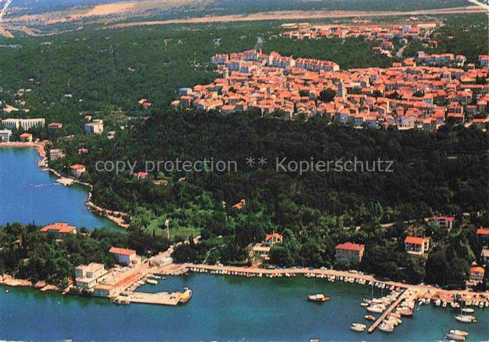 Omisalj Otok Krk Croatia Panorama Hafen
