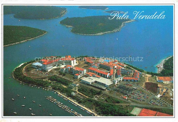 Verudela PULA Istria Croatia Fliegeraufnahme