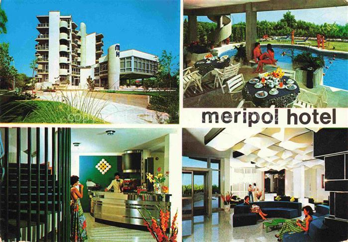 Alba Adriatica Teramo Abruzzo IT Meripol Hotel Empfangshalle Rezeption Swimming