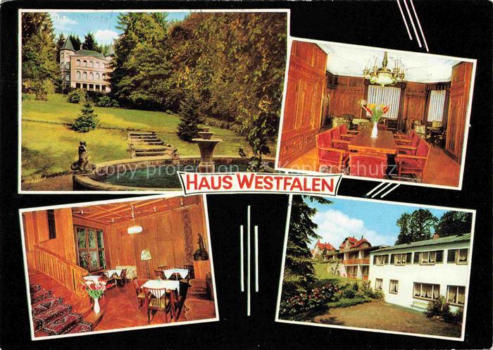 Bad Sachsa Osterode Harz Niedersachsen Muetterkurheim Haus Westfalen Gastraeume