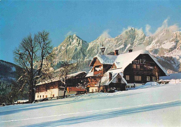 RAMSAU  Dachstein Steiermark AT Ramsauer Bauernhof Winterlandschaft