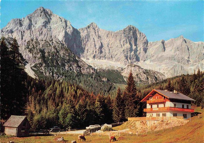RAMSAU  Dachstein Steiermark AT Alpengasthof Pension Dachsteinruhe am Fusse der