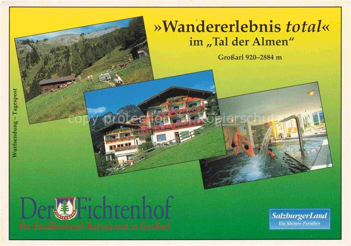 Grossarl Pinzgau-Pongau AT Hotel Restaurant Fichtenhof Hallenbad Wandererlebnis