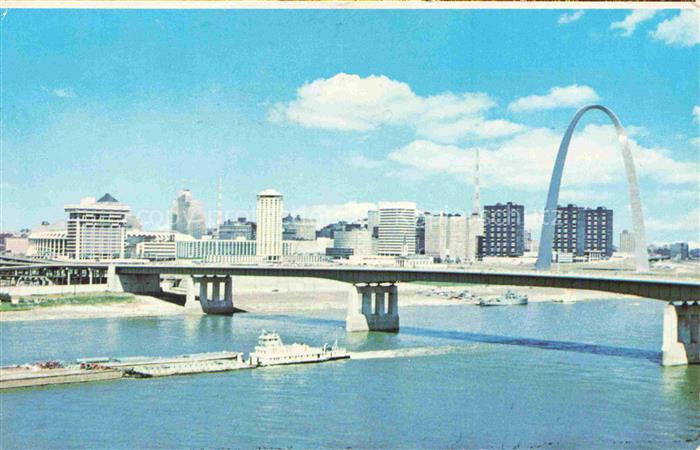 Saint-Louis Missouri (MO) USA Bernard F. Dickmann Poplar Street Bridge