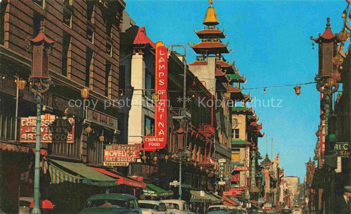 SAN FRANCISCO California USA Grant Avenue Chinatown