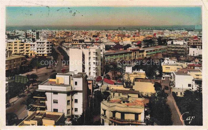 CASABLANCA Maroc Avenue du Parc et le Petit Lycée