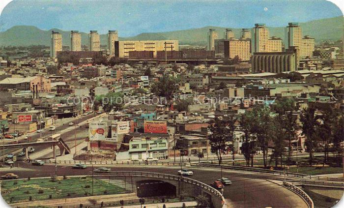 Mexico -City D.F. Mexico Vista panorámica Unidad Santiago-Tlaltelolco