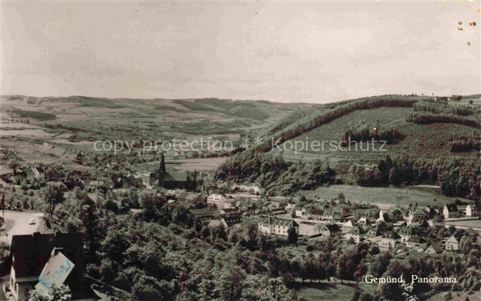 Gemuend Eifel Schleiden NRW Panorama