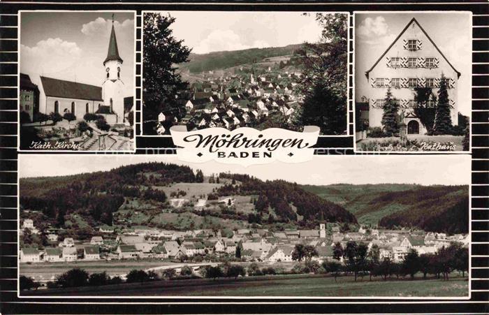 Moehringen Tuttlingen Panorama Kirche Rathaus