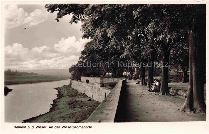 HAMELN Weser Weserpromenade