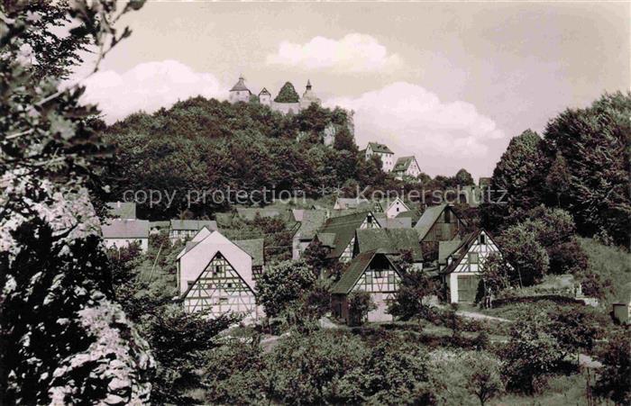 Kirchensittenbach Ortsansicht mit Burg Hohenstein