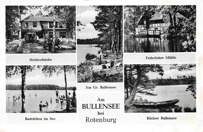 Rotenburg Wuemme Hannover Niedersachsen Heideschaenke Badeleben am Bullensee Fed