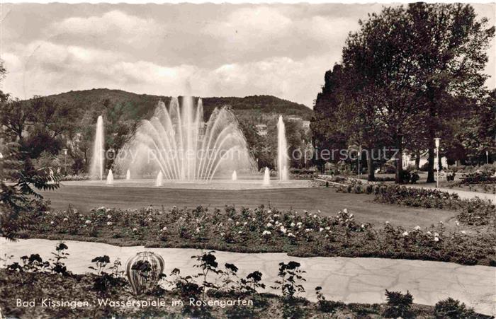 BAD KIssINGEN Wasserspiele im Rosengarten