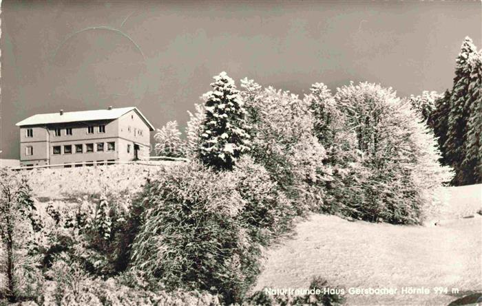 Gersbach Schopfheim BW Naturfreundehaus Gersbacher Hoernle Winterlandschaft