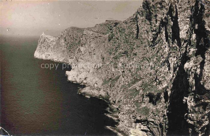 Formentor Mallorca Islas Baleares ES Cabo y Faro Kuestenpanorama Steilkueste