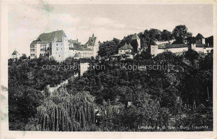 LANDSHUT  Isar Burg Trausnitz