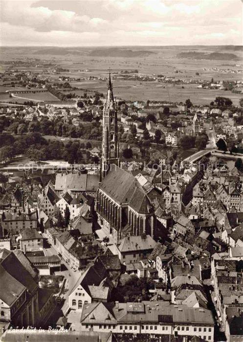 LANDSHUT  Isar Stadtpanorama