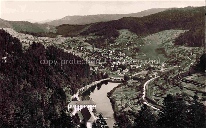 Forbach Baden BW Panorama Murgtal Schwarzwald