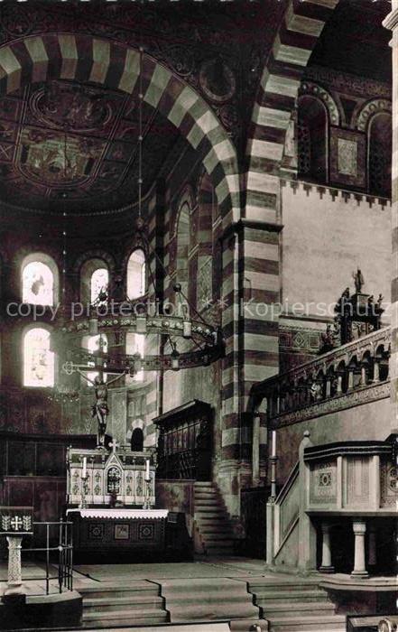 HILDESHEIM  CITY Michaeliskirche Altar Vierungbogen