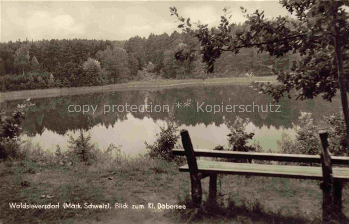 Waldsieversdorf Wald-Sieversdorf Brandenburg Blick zum Kleinen Daebersee