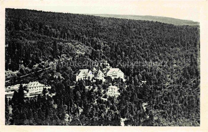 Calmbach Enz Bad Wildbad BW Charlottenhoehe Fliegeraufnahme