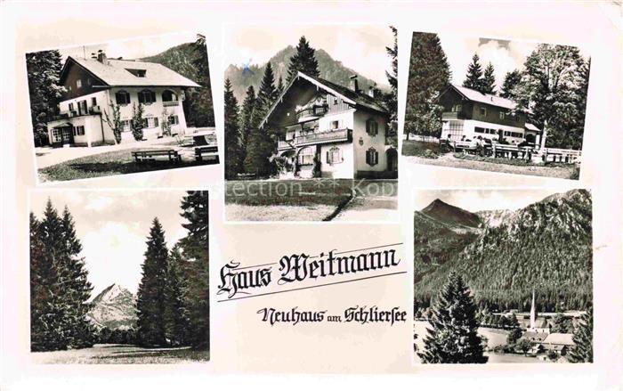 Neuhaus Schliersee Miesbach Bayern Gasthaeuser Teilansichten