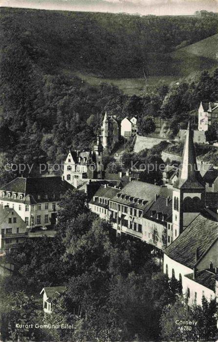 Gemuend Eifel Schleiden NRW Panorama Kirche